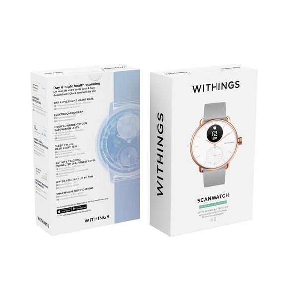 Withings - Withings Scanwatch 38mm - Rose Gold/White Gold/White - Picture 5 of 5